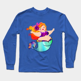 Sunset Mermaid Long Sleeve T-Shirt